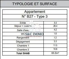 Appartement à vendre, 65m², Lagny-sur-Marne