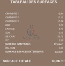 Appartement à vendre, 82m², Ivry-sur-Seine