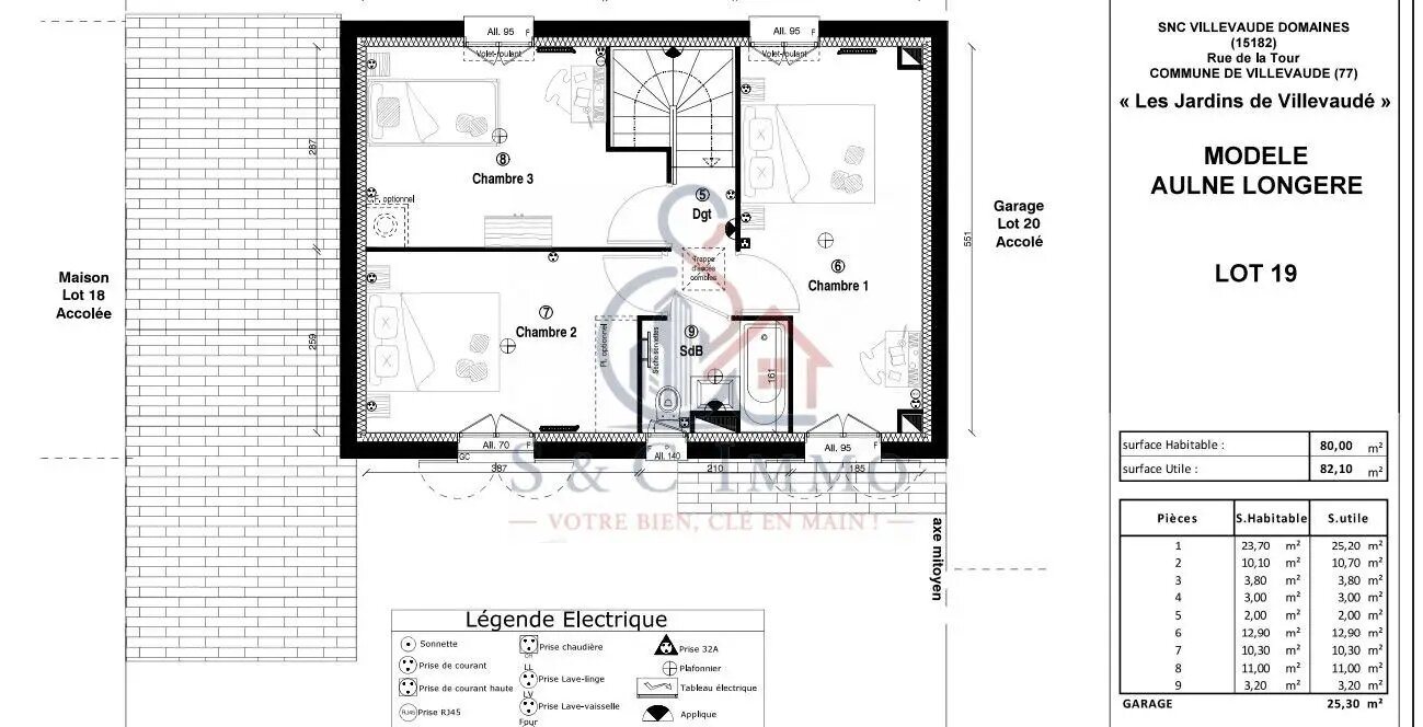 Maison à vendre, 80m², Villevaudé