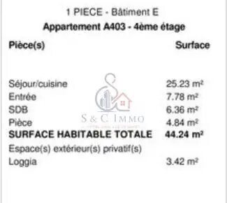 Appartement à vendre, 44m², Sucy-en-Brie
