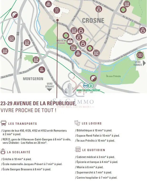 Appartement à vendre, 54m², Crosne