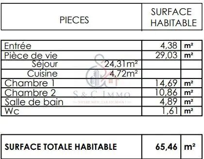 Appartement à vendre, 65m², Chaville