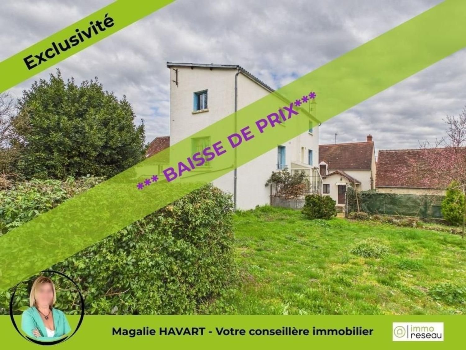 Maison à vendre, 90m², Thenay