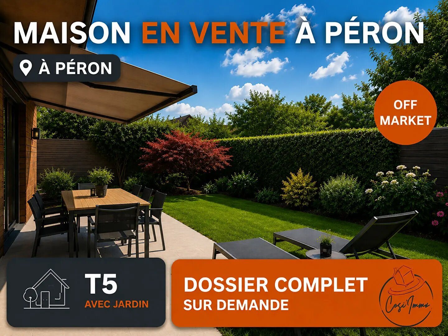 Maison à vendre, 180m², Péron