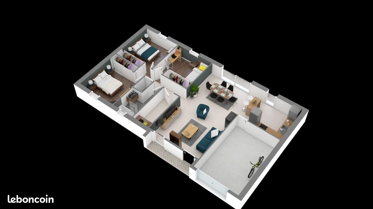 Maison à vendre, 89m², Paulx