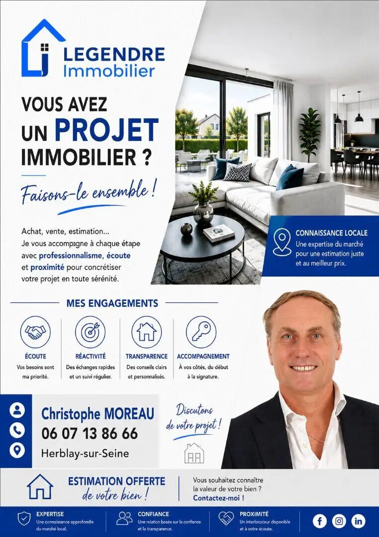 Maison à vendre, 4m², Herblay-sur-Seine