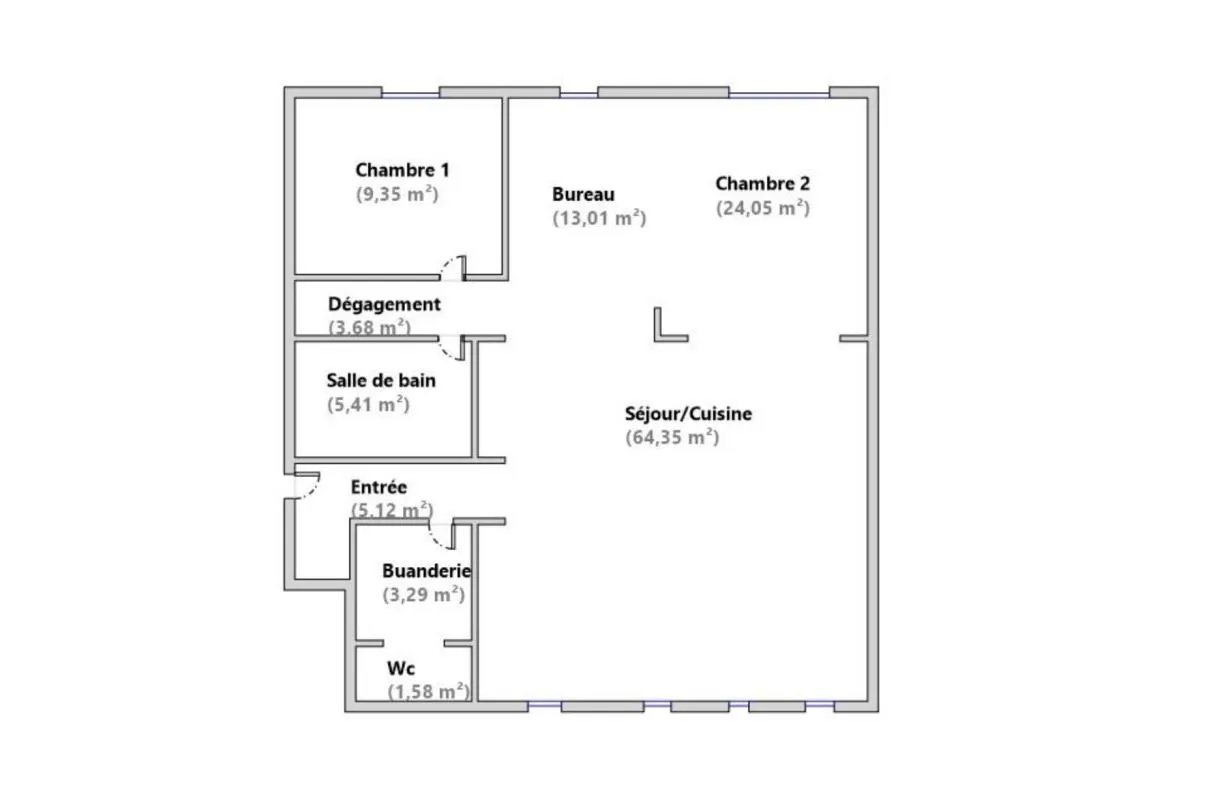 Appartement à vendre, 130m², Versailles