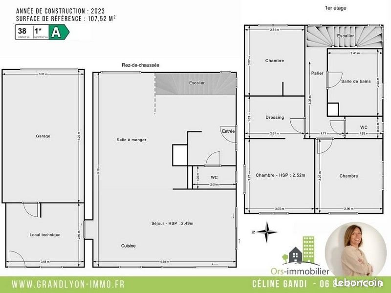 Maison à vendre, 107m², Villefranche-sur-Saône