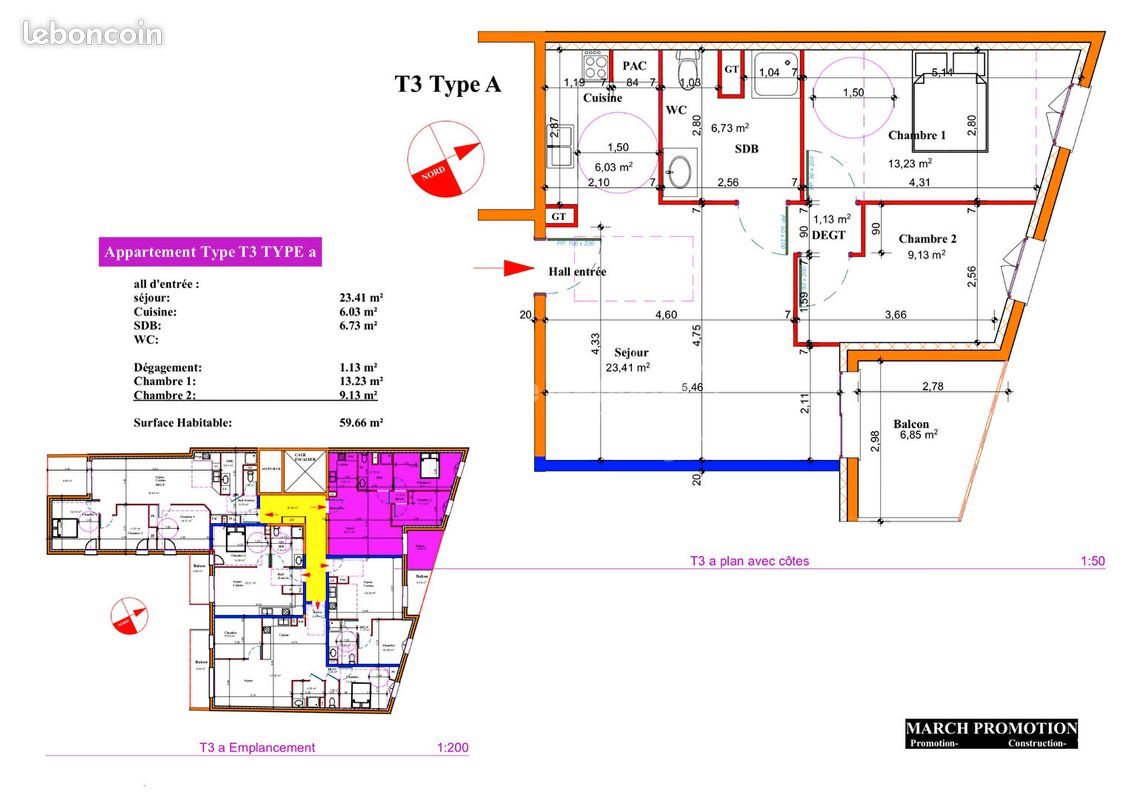 Appartement à vendre, 60m², Valence