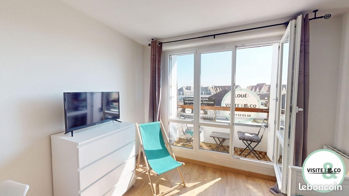 Appartement à louer, 18m², Merville-Franceville-Plage