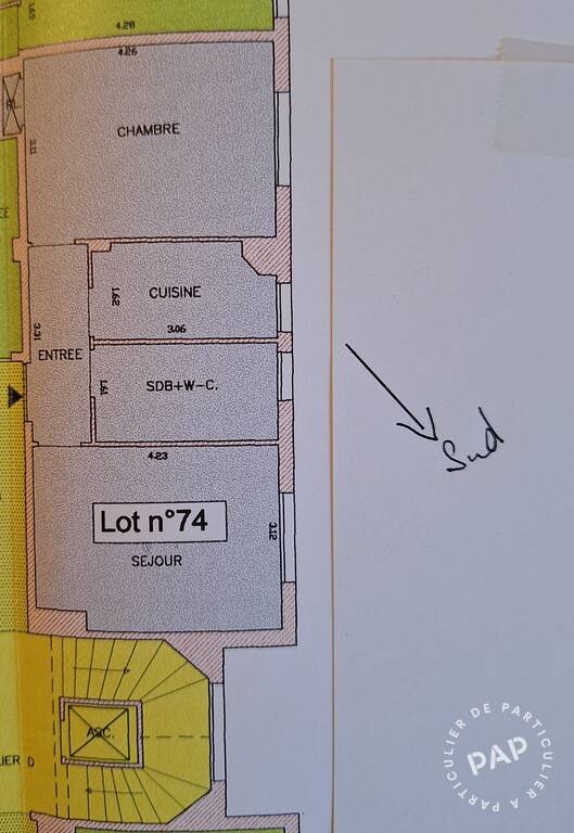 Appartement à louer, 40m², Paris 16ème