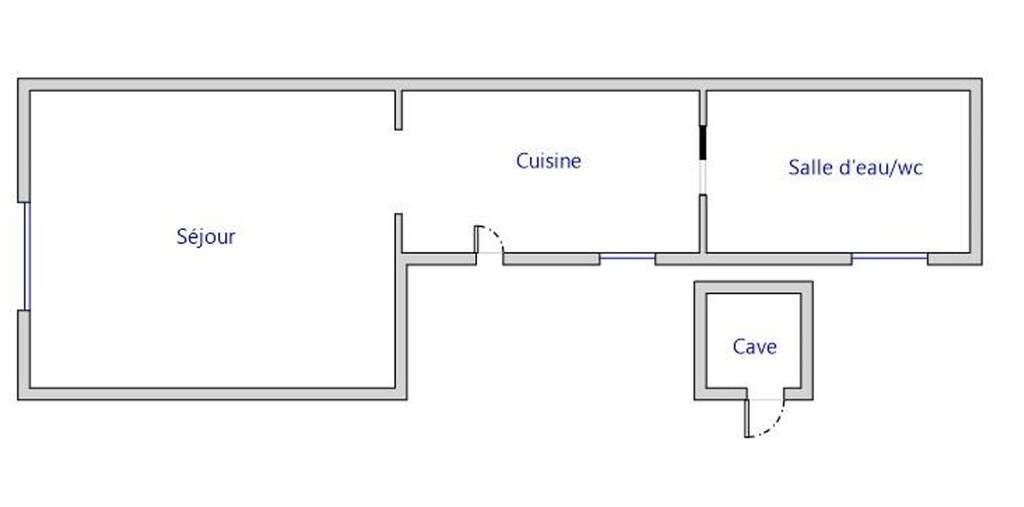 Appartement à louer, 17m², Paris 17ème