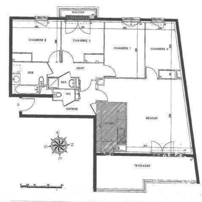 Appartement à louer, 96m², Antony