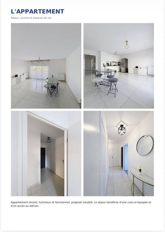 Appartement à louer, 59m², Pontault-Combault