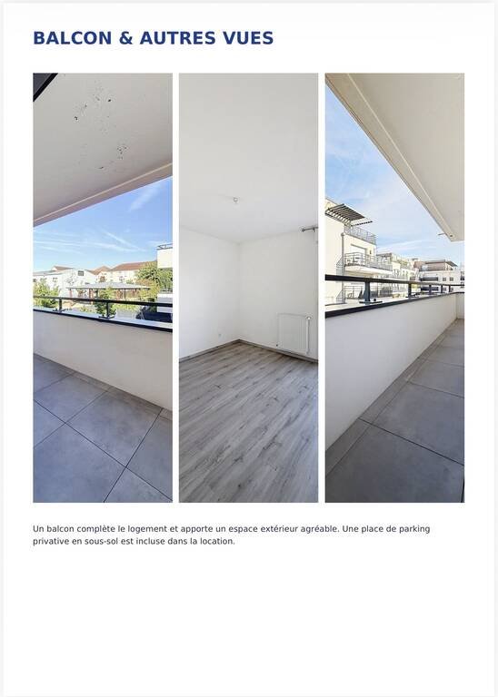 Appartement à louer, 59m², Pontault-Combault