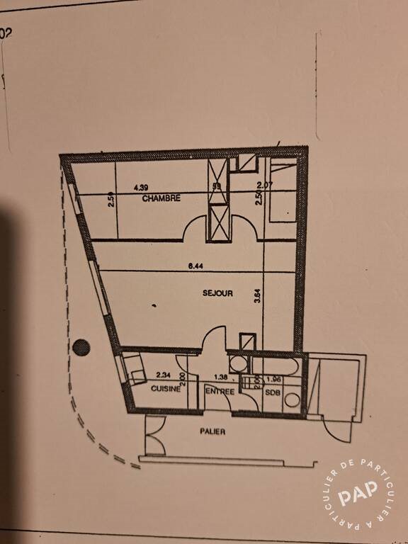 Appartement à louer, 50m², Issy-les-Moulineaux