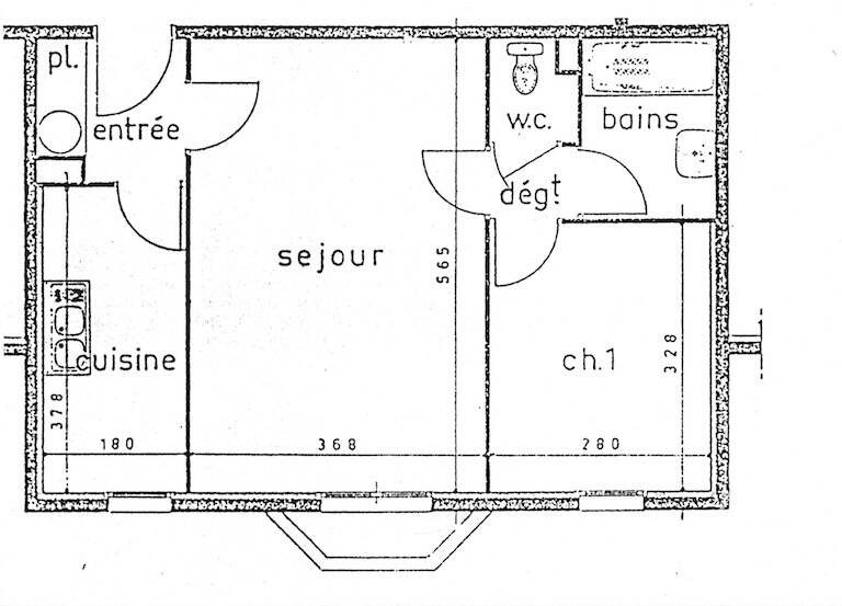 Appartement à louer, 46m², Bagneux