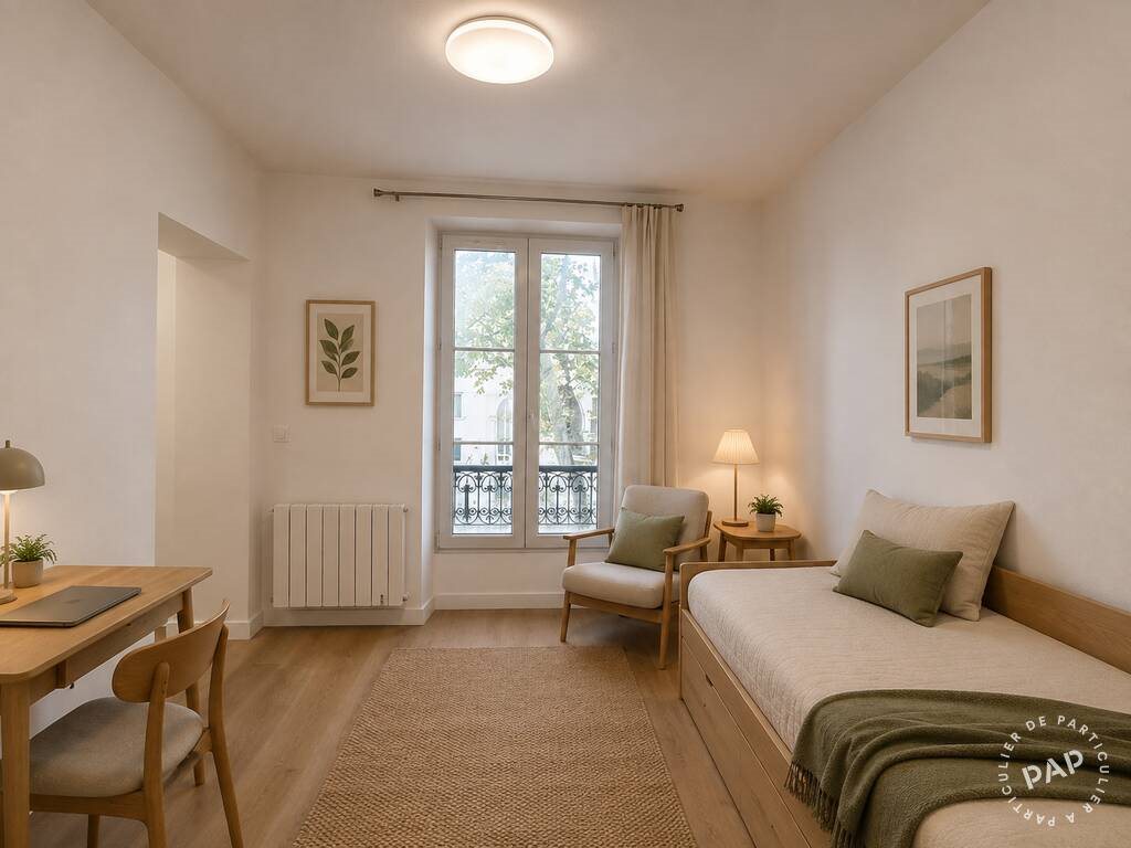 Appartement à louer, 23m², Paris 19ème