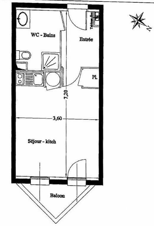 Appartement à louer, 25m², Périgueux