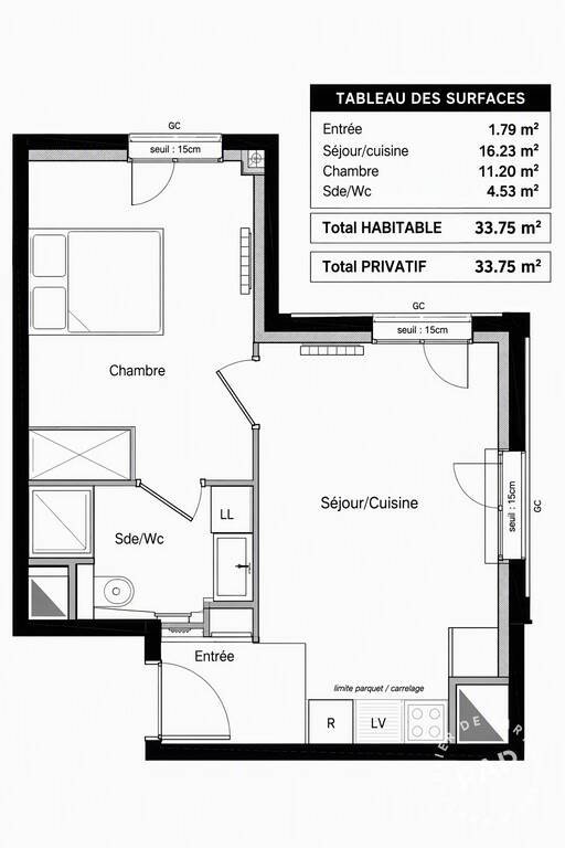Appartement à louer, 34m², Issy-les-Moulineaux