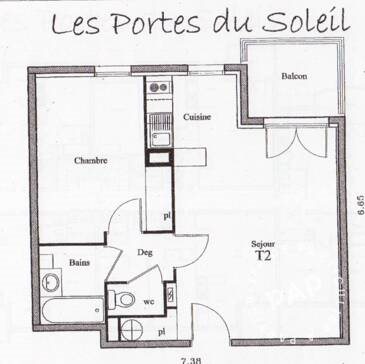 Appartement à louer, 43m², Grabels