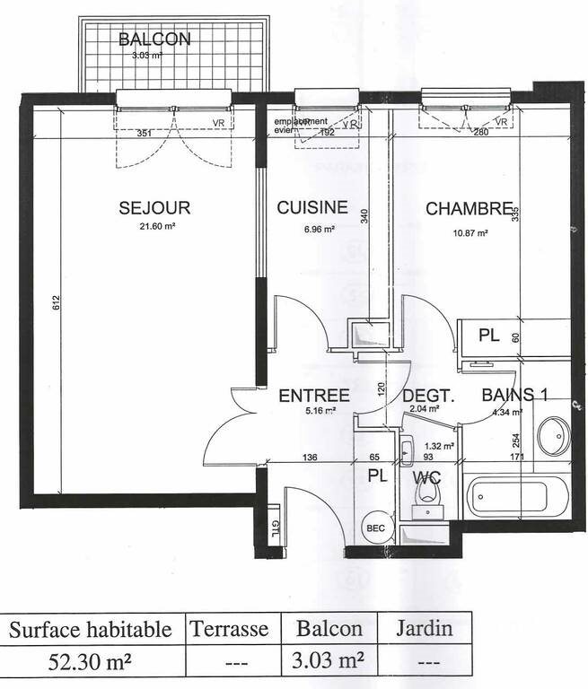 Appartement à louer, 52m², Montrouge