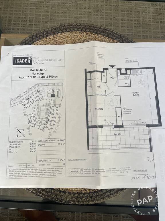 Appartement à louer, 45m², Fréjus