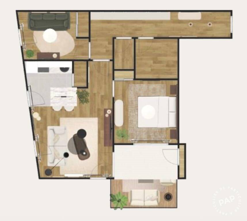 Appartement à vendre, 62m², Angers