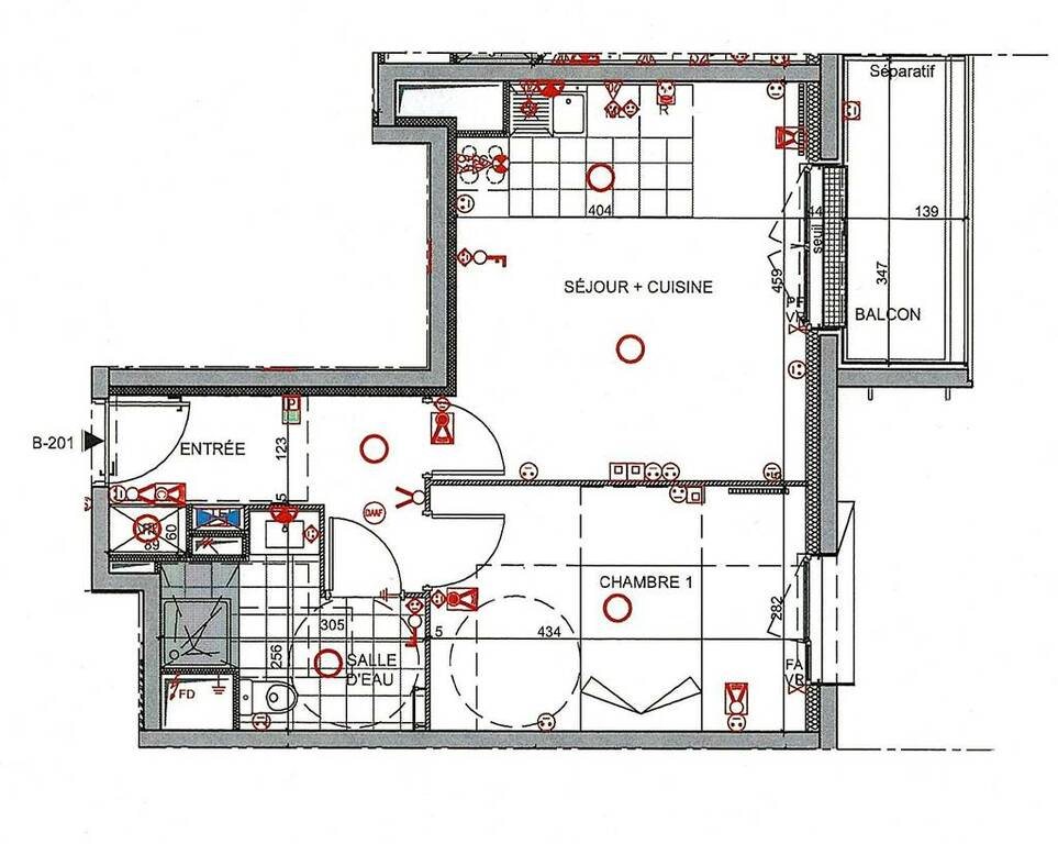 Appartement à louer, 42m², Massy