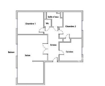 Appartement à louer, 62m², Grenoble