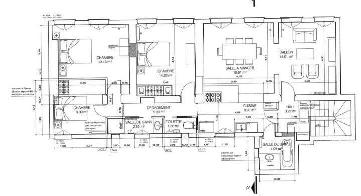 Appartement à vendre, 99m², Fontainebleau