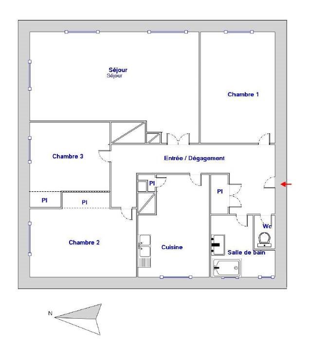 Appartement à louer, 96m², Toulouse