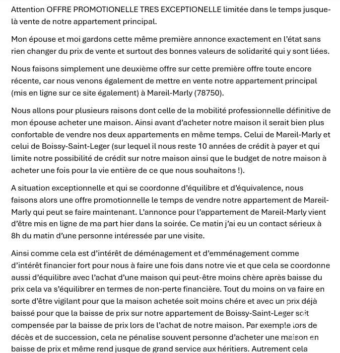 Appartement à vendre, 58m², Boissy-Saint-Léger
