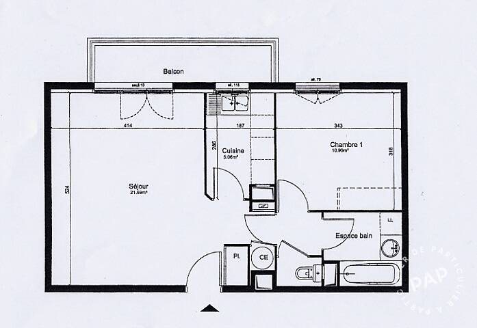 Appartement à louer, 52m², Saint-Cyr-l'Ecole