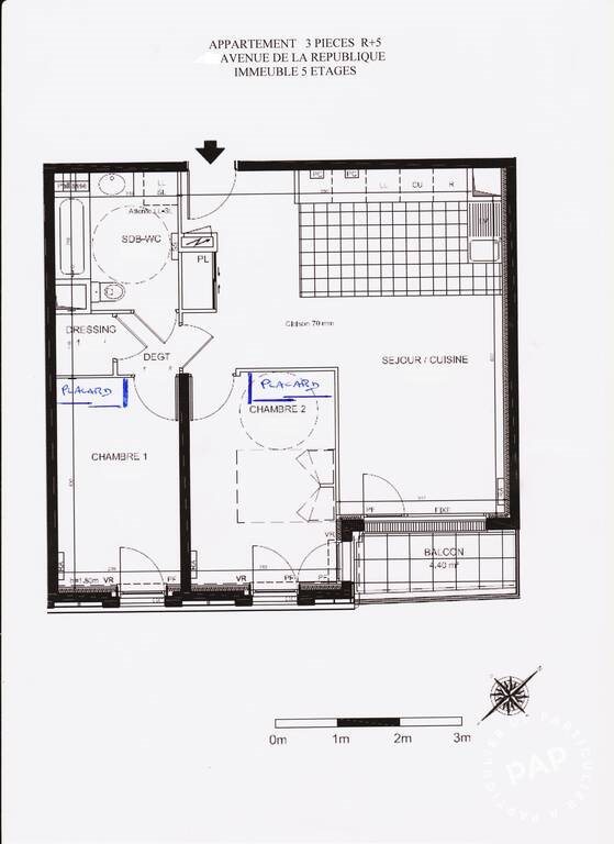 Appartement à louer, 62m², Sartrouville