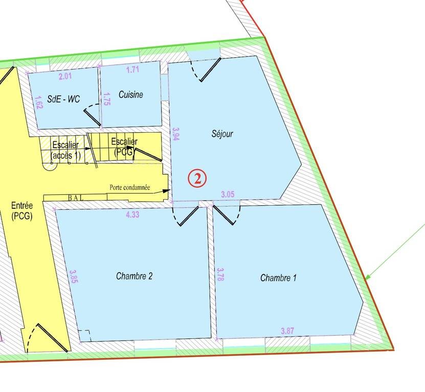 Appartement à louer, 49m², Villenoy