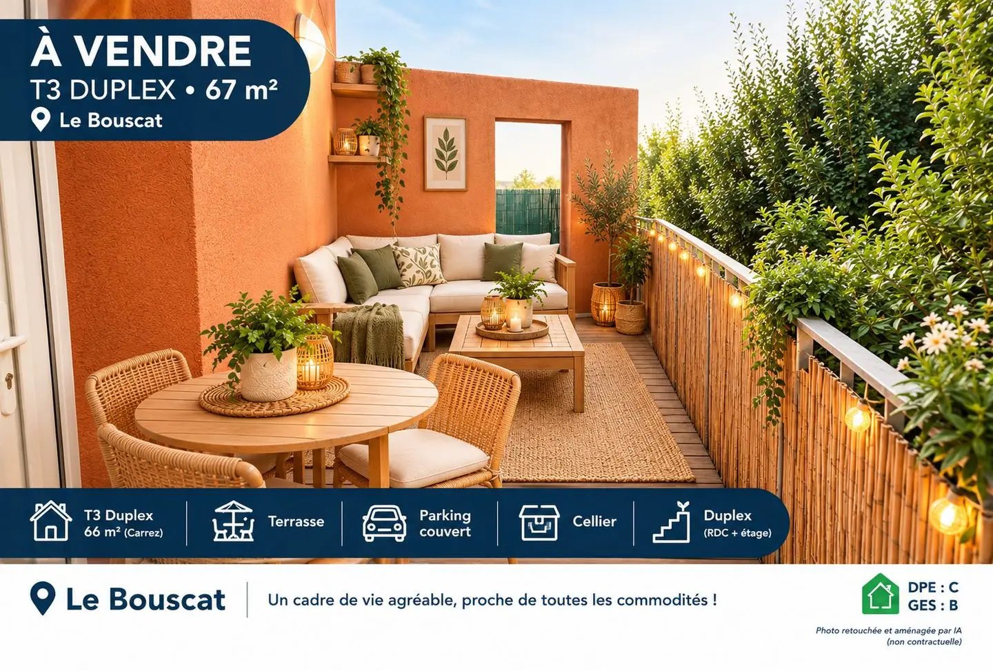 Appartement à vendre, 66m², Le Bouscat