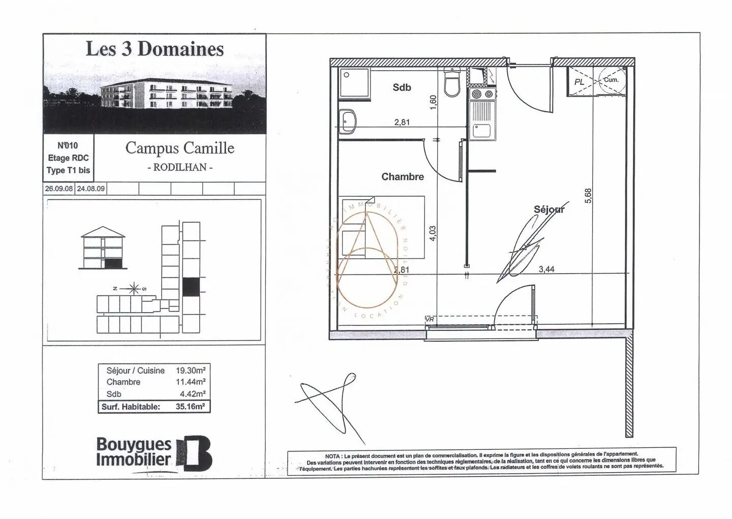 Appartement à vendre, 32m², Rodilhan