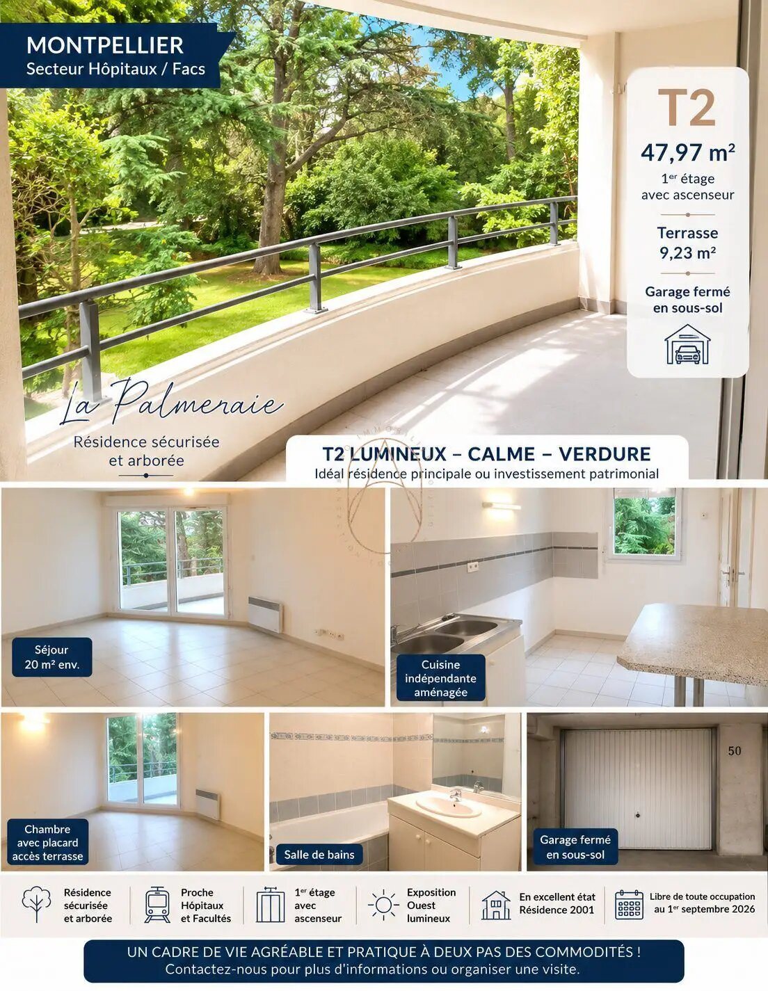 Appartement à vendre, 47m², Montpellier