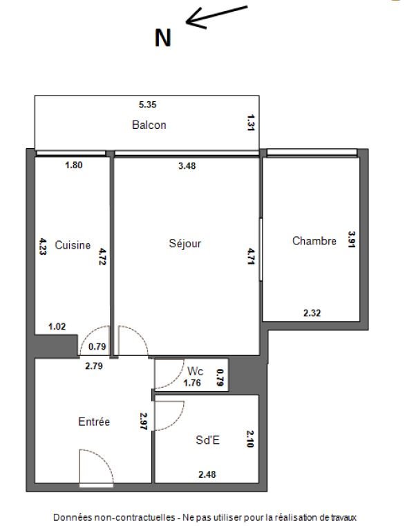Appartement à vendre, 51m², Aubervilliers