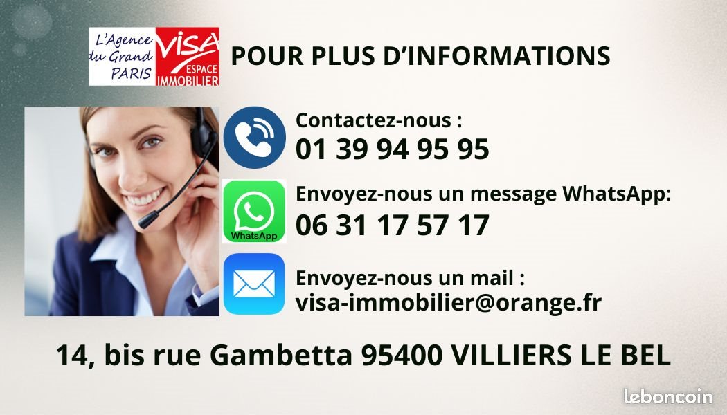 Appartement à vendre, 120m², Villiers-le-Bel