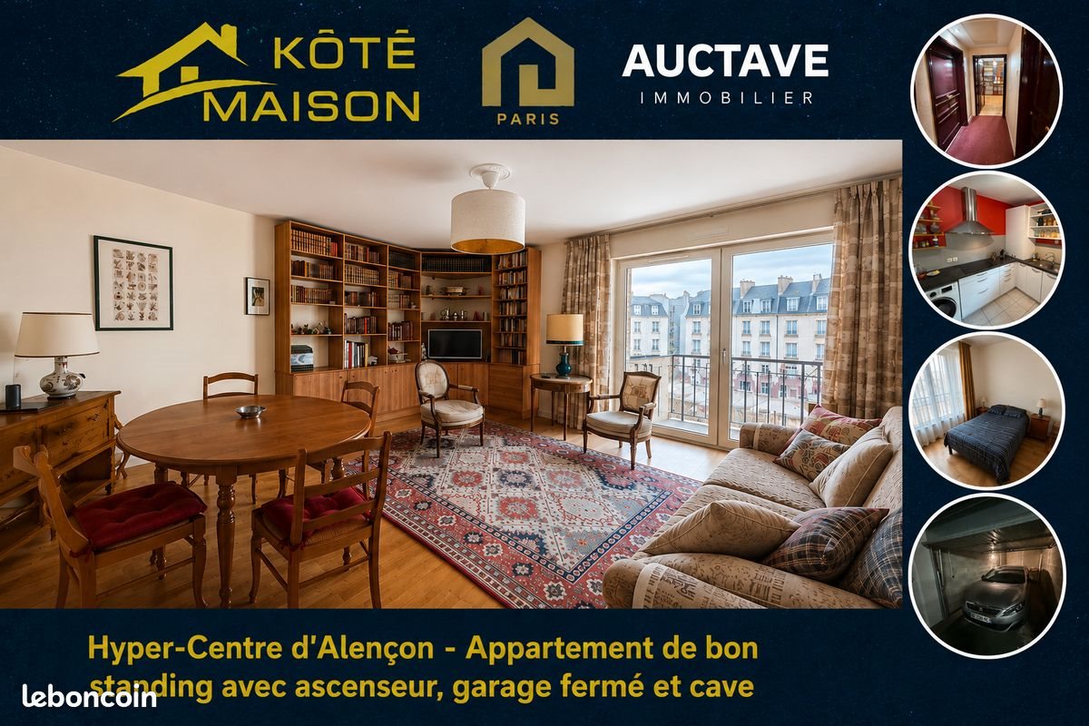 Appartement à vendre, 78m², Alençon