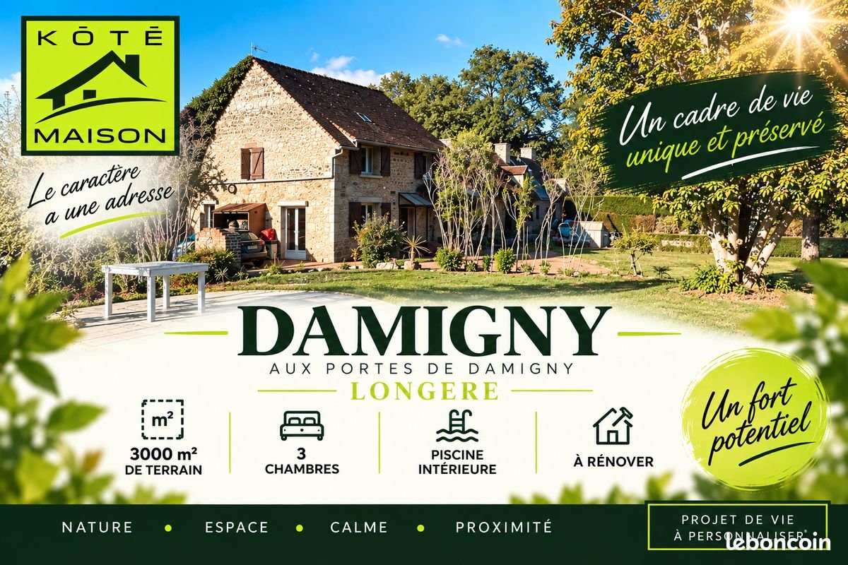 Maison à vendre, 106m², Damigny