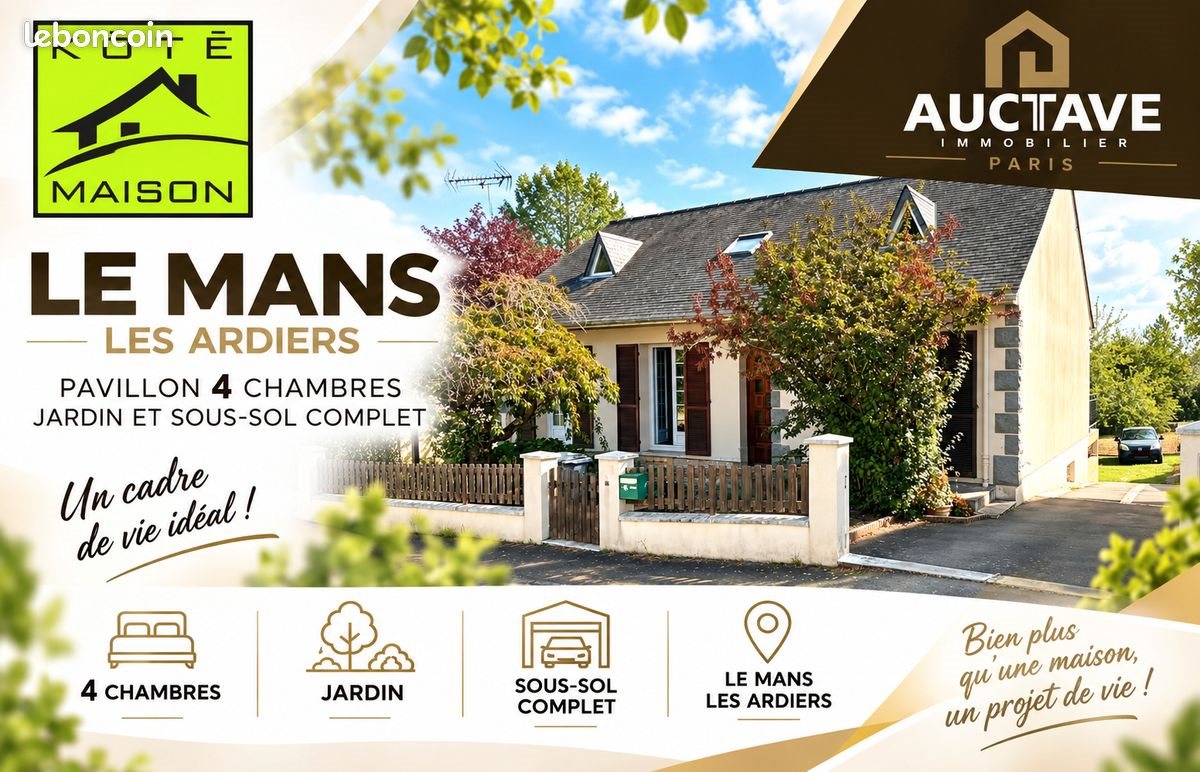 Maison à vendre, 109m², Le Mans