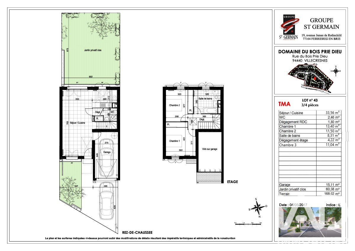 Maison à vendre, 82m², Villecresnes