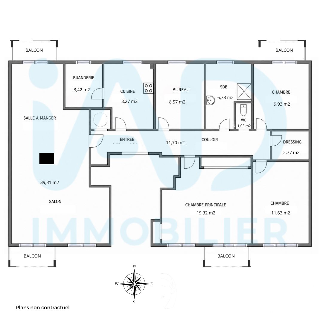 Appartement à vendre, 124m², Rouen