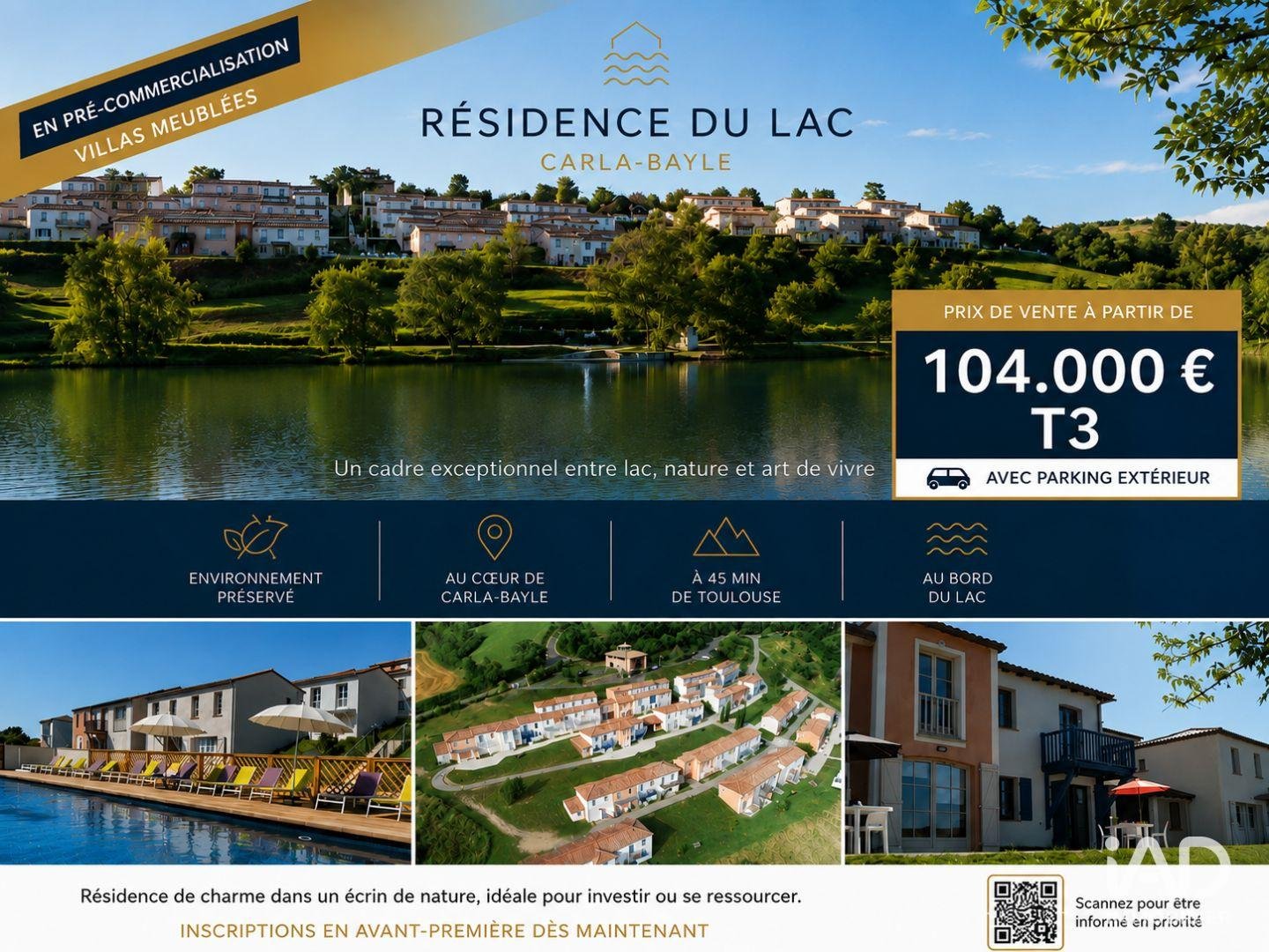 Maison à vendre, 65m², Carla-Bayle