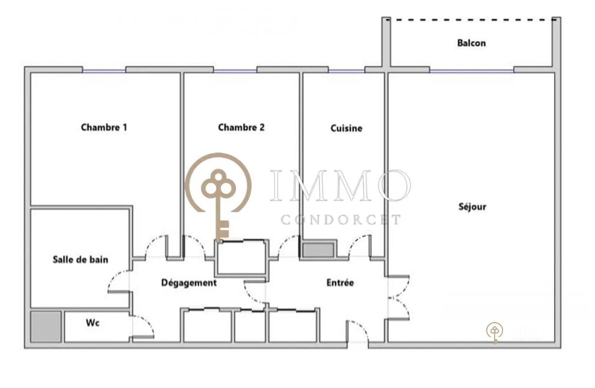 Appartement à vendre, 68m², Bourg-la-Reine