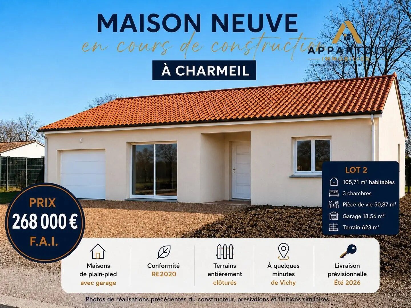 Maison à vendre, 105m², Vichy