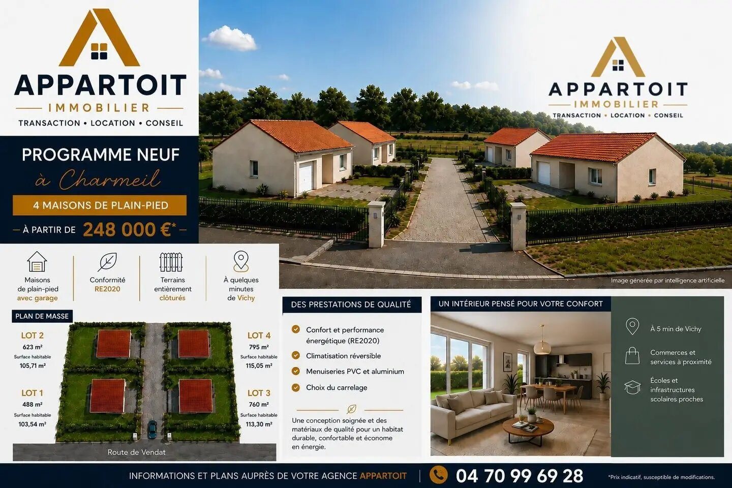 Maison à vendre, 105m², Vichy